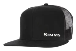 Trucker Cap Simms CX Flat Brim Black