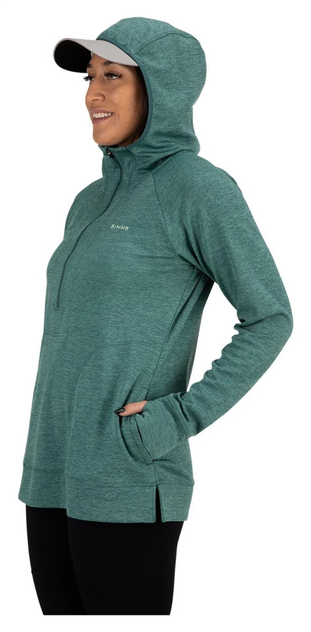 Women's Bugstopper Hoody Simms Avalon Teal Heather 4 Women's Bugstopper Hoody Simms Avalon Teal Heather - Image 4