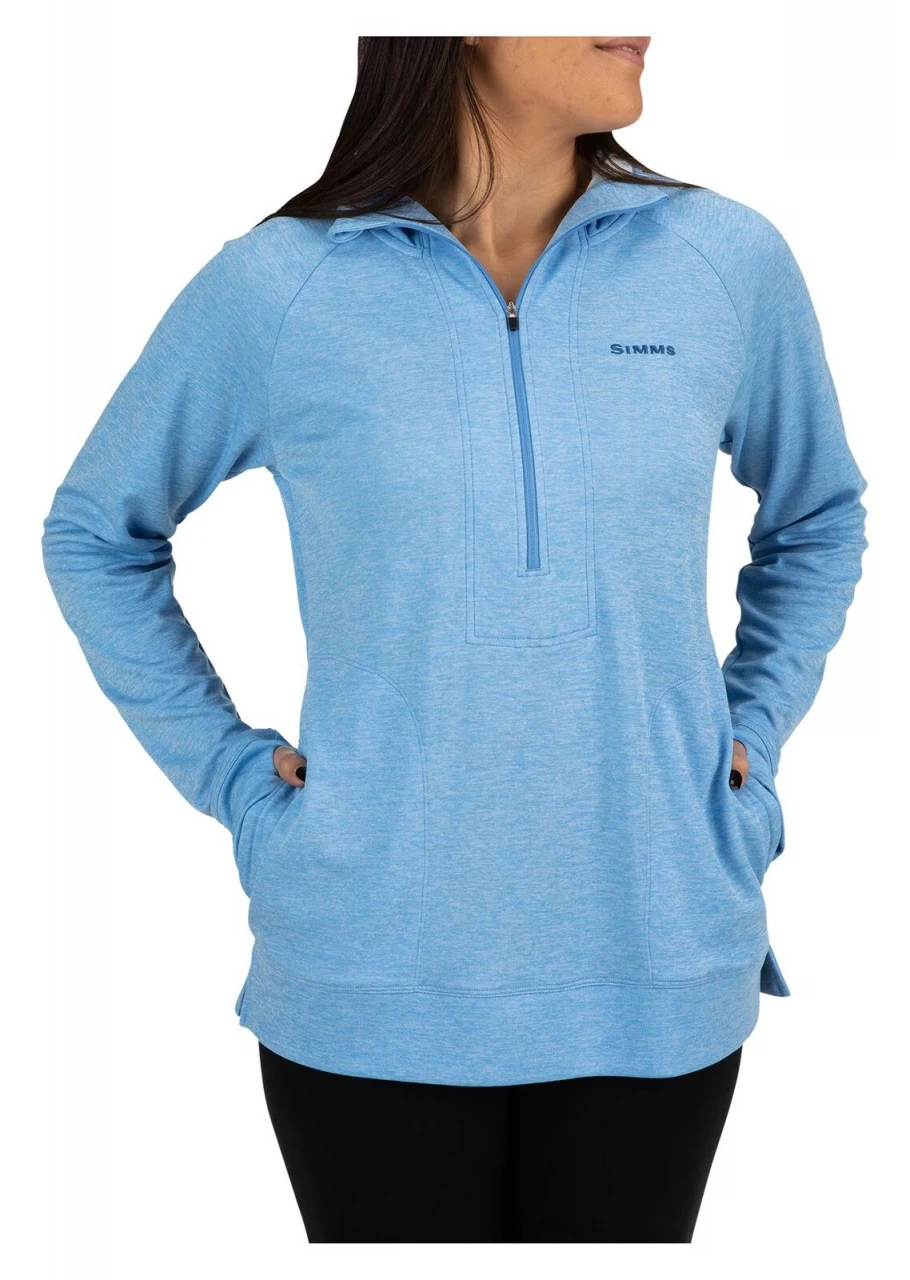 Women's Bugstopper Hoody Simms Cornflower Heather 2 Women's Bugstopper Hoody Simms Cornflower Heather - Image 2