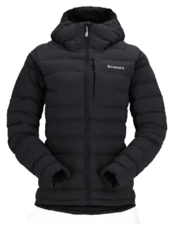 Women's Fishing Hooded Jacket Simms Exstream Black