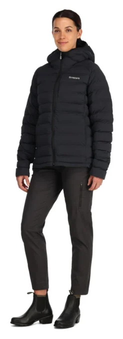 Women's Fishing Hooded Jacket Simms Exstream Black -Simms Store women s fishing hooded jacket simms exstream black.2