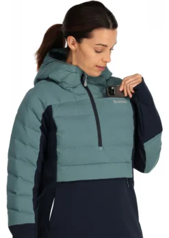 Women's Fishing Hoody Simms Exstream Pull-Over Avalon Teal -Simms Store women s fishing hoody simms exstream pull over avalon teal.2