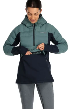 Women's Fishing Hoody Simms Exstream Pull-Over Avalon Teal -Simms Store women s fishing hoody simms exstream pull over avalon teal.6