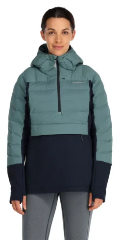 Women's Fishing Hoody Simms Exstream Pull-Over Avalon Teal -Simms Store women s fishing hoody simms exstream pull over avalon teal.7