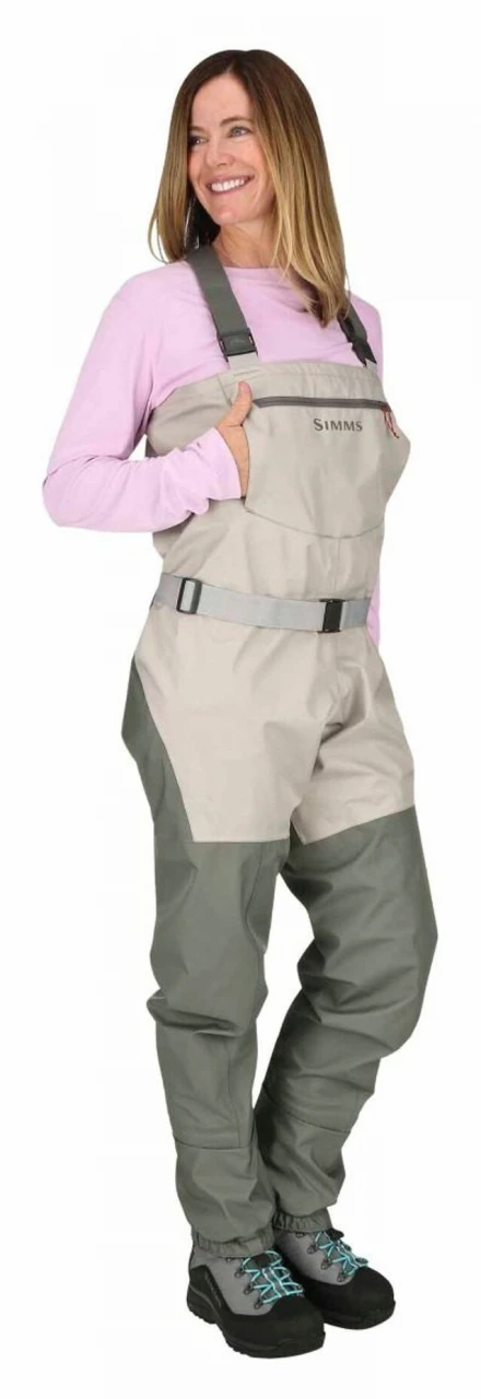 Women's Fishing Waders Simms Tributary Stockingfoot Platinum 2 Women's Fishing Waders Simms Tributary Stockingfoot Platinum - Image 2