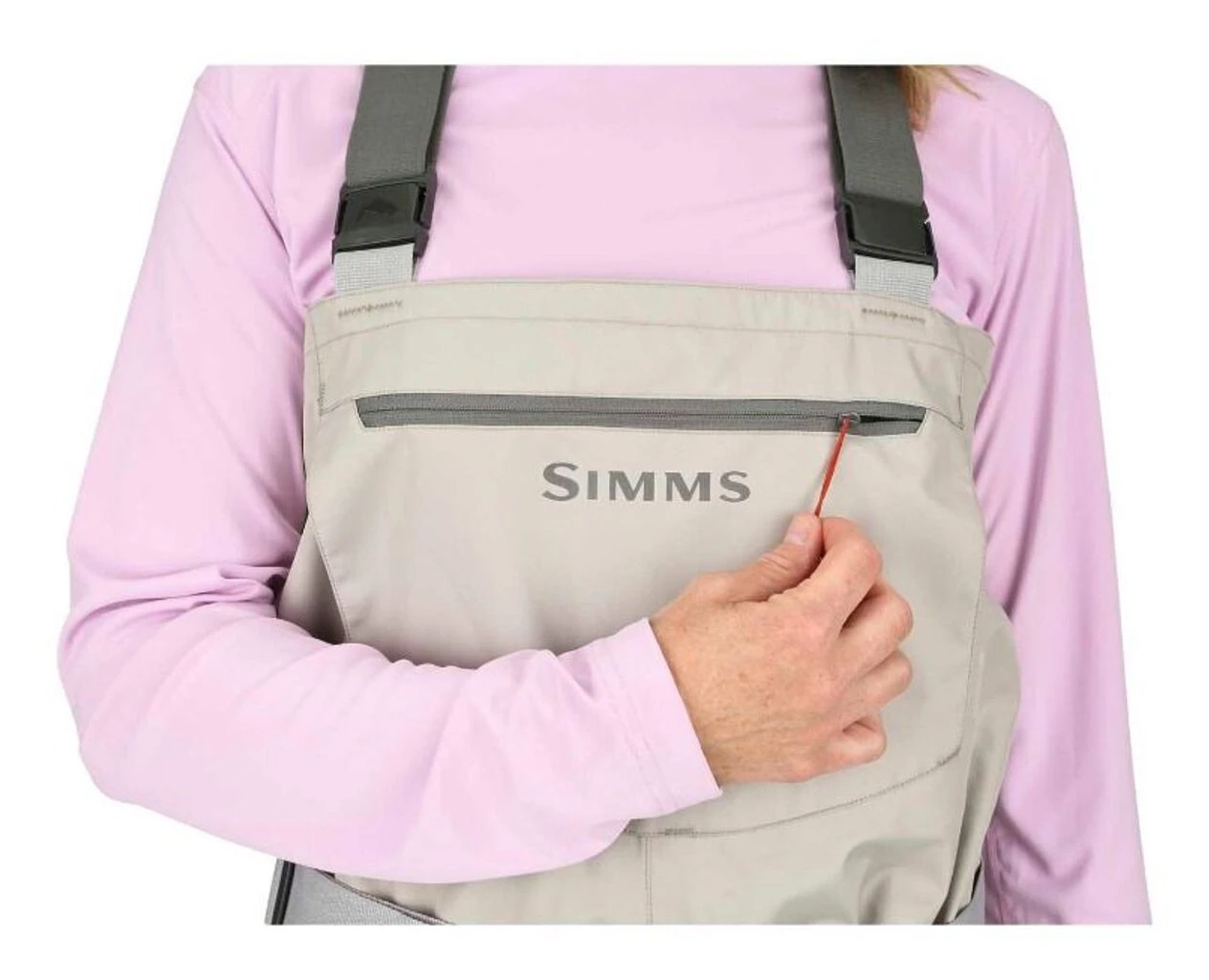 Women's Fishing Waders Simms Tributary Stockingfoot Platinum 5 Women's Fishing Waders Simms Tributary Stockingfoot Platinum - Image 5