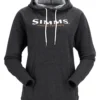Women's Fishinhg Hoody Simms Logo Charcoal Heather