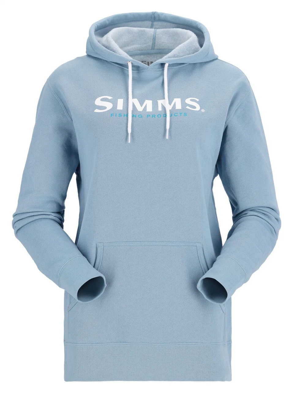 Women's Fishinhg Hoody Simms Logo Cornflower Heather 1 Women's Fishinhg Hoody Simms Logo Cornflower Heather