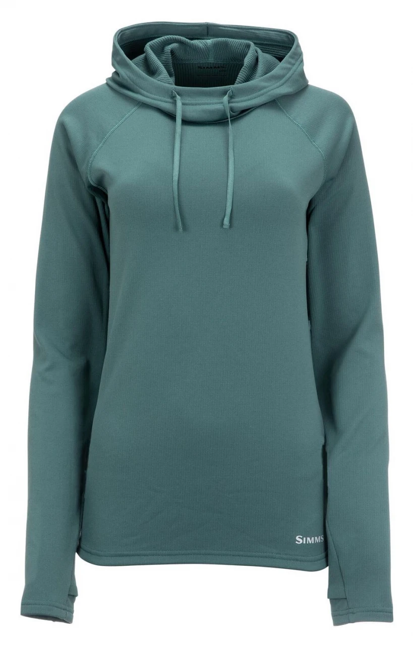 Women's Heavyweight Baselayer Hoody Simms Avalon Teal 1 Women's Heavyweight Baselayer Hoody Simms Avalon Teal