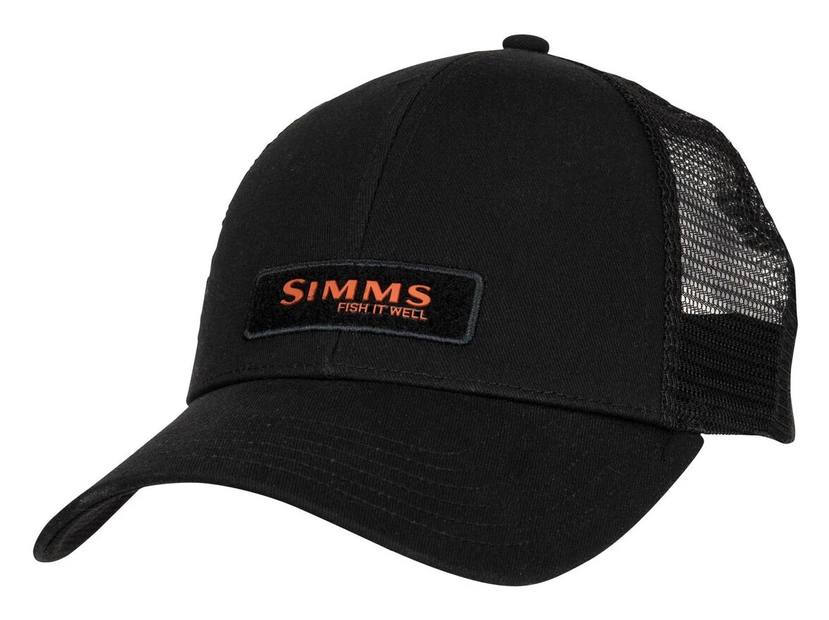 Women's Trucker Cap Simms Fish It Well Forever Small Fit Black 1 Women's Trucker Cap Simms Fish It Well Forever Small Fit Black