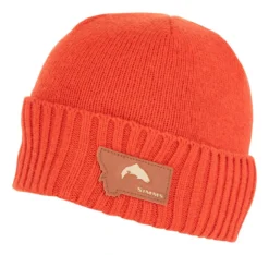 Wool Beanie Simms Big Sky Orange